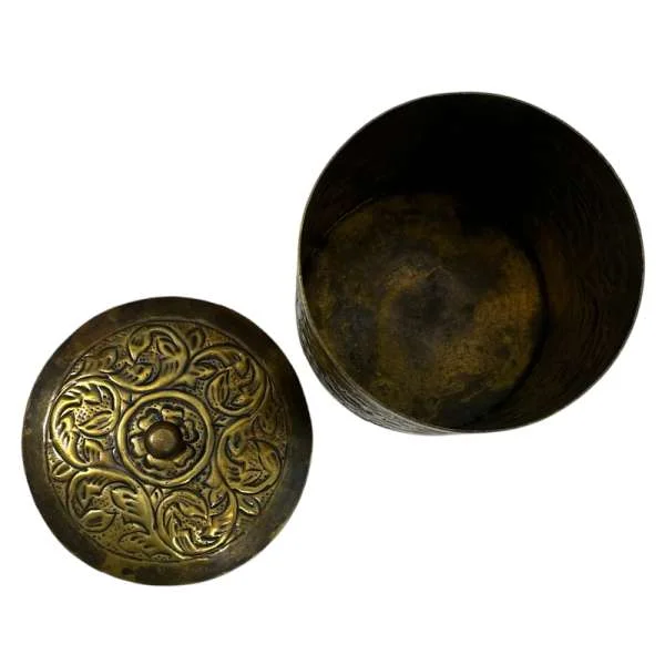 Brass Antique Storage Box Handmade(Embossed) - Agroshoppy View 2