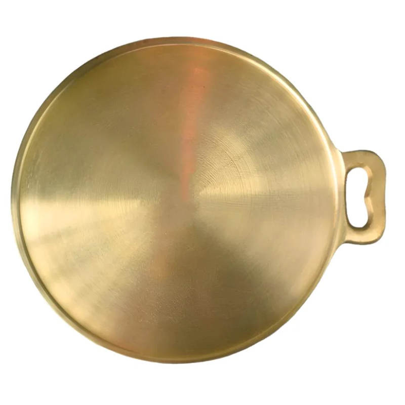 Premium Bronze Dosa Tawa 12 Inch – Handmade Natural Non-Stick Cookware