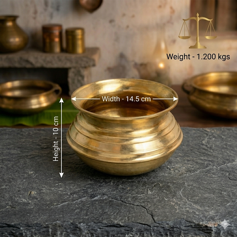 Bronze pot | Kerala Oodu Kalam 750ml