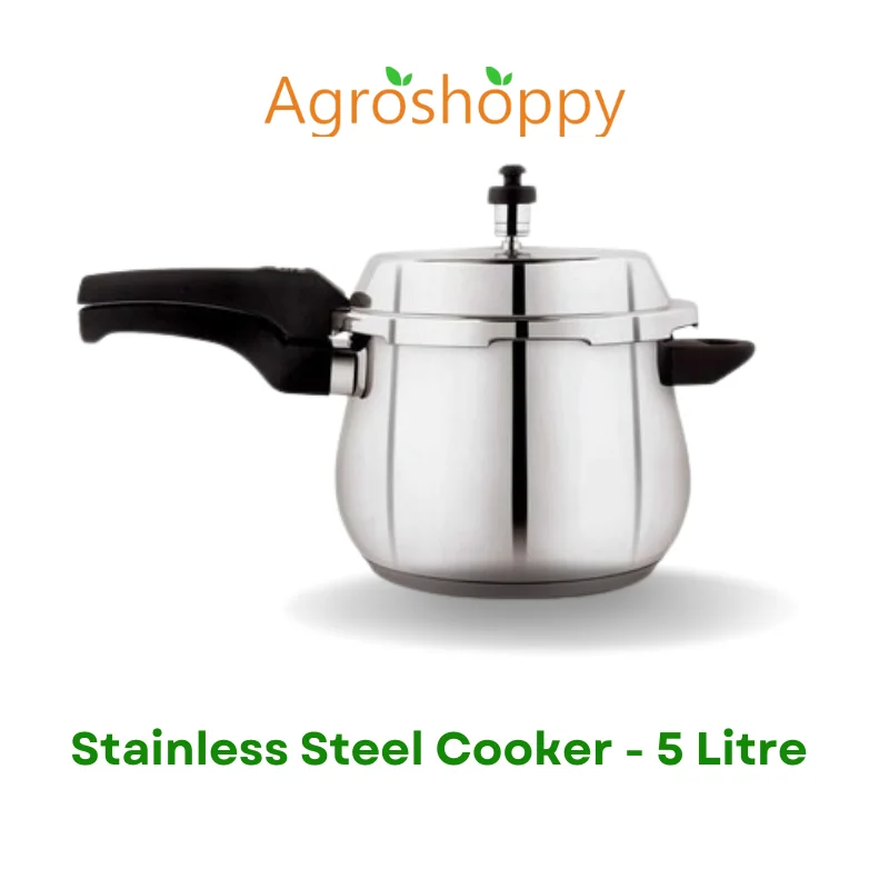 Stainless Steel Handi 5 LTR Cooker and 3LTR SS Handi Cooker - AS001