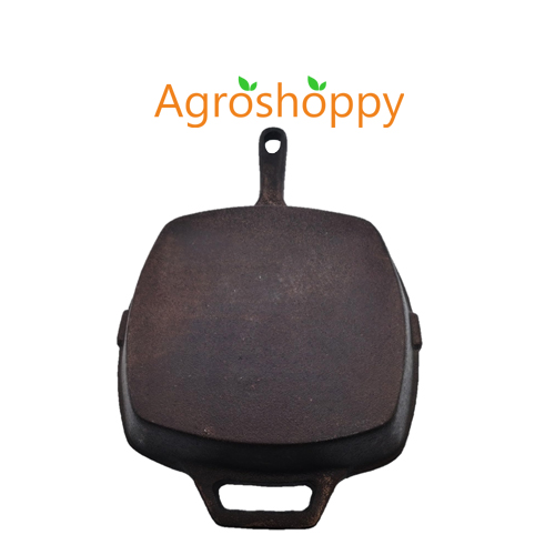 Cast Iron Grill Pan Long Handle